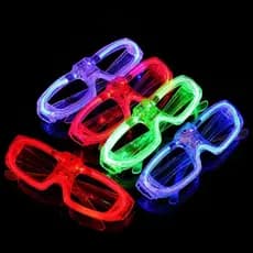 Kit Óculos LED Neon Colorido Para Festas Despedida Casamento Balada