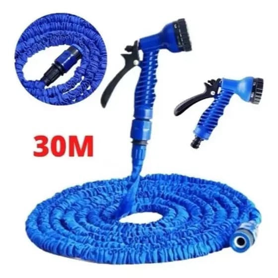 Mangueira Magica 15/30M Flexivel Irrigação E 7 Tipos De jardim