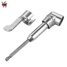Mini Mandril Angular para Parafusadeira Adaptador de Furadeira em Ângulo Reto 105 Graus Luatek LWJ-1988