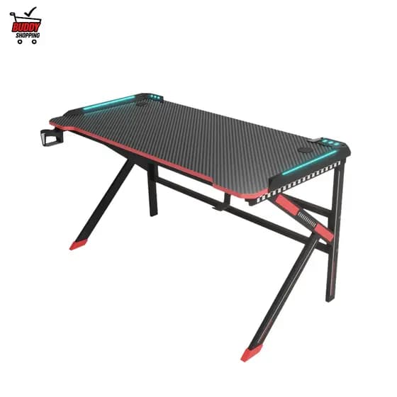 MESA GAMER RGB PARA COMPUTADOR | DELTA-M1202K Fibra de Carbono
