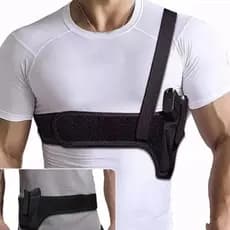 Coldre Velado Escondido Ombro Universal Neoprene Respirável Esportivo Envio Imediato