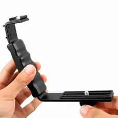 Suporte Para Câmera De Telefone Celular Para Canon/Nikon/Sony Com Microfone E Suporte Para Flash