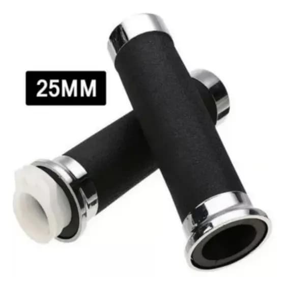 Manopla Punho 1 Polegada para Honda Shadow 600 750 C/ Roldana Par de Borracha para Moto Custom