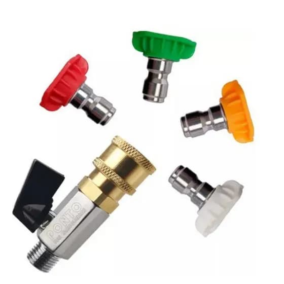 Kit Bicos Coloridos + Registro + Engate Rápido – Para Wap M14 – Ousada Plus / Eco Fit 2200 / Atacama Smart
