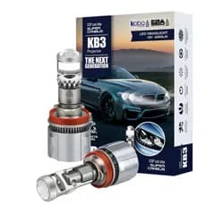 Par Lâmpada Ultra LED H11 Mini Projetor – Canhão para Carro – Branco Frio – Alto Brilho
