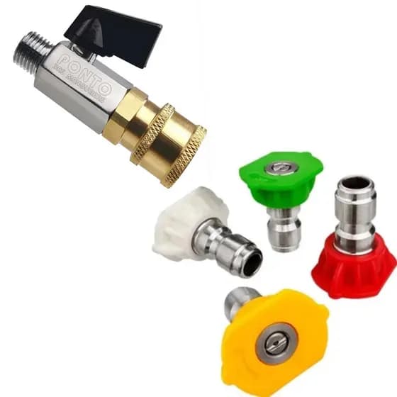 Kit Lavadora Wap – Engate Rápido, Bicos Coloridos e Registro – Compatível Ousada Plus, Eco 2200, Atacama