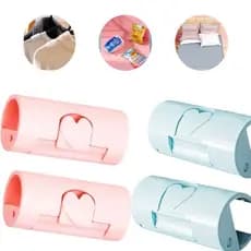 KIT 6-50 Fixador de Lençóis e Roupas em Kit 6 a 50 unidades, Organizador de Cabos e Vedante de Sacolas VENTO2