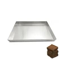 Assadeira para Brownie Bolo 31,5x31,5x3cm Forma em 100% Alumínio
