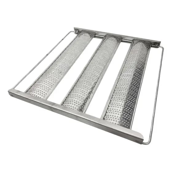 Assadeira Pão de Sal Esteira 35x35 Forno Caseiro 3 Tiras para Alumínio