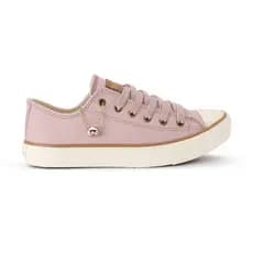 Tênis Feminino Casual em Couro com Pingente Delicado Seguro e Aderente