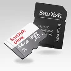 Cartão Memória Micro SD Ultra 128G e 64G Com Adaptador p/ Computador e Câmera Fotográfica VENTO3