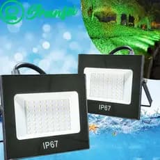 Kit 5/10 Refletor LED 100W 200W Branco Frio 6500K Smd IP65 Slim Projetor Holofote Campo Garagem VEN3