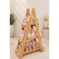 Escadinha de Doces MDF 3 Andares Decoração para Festa Resistente