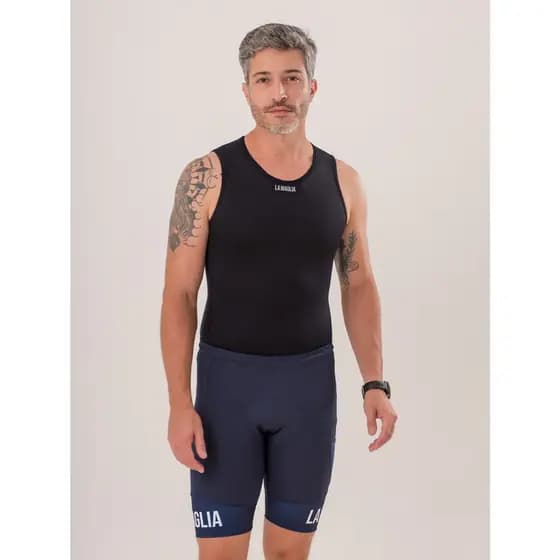 Bermuda De Ciclismo Protour Azul Masculino - La Maglia