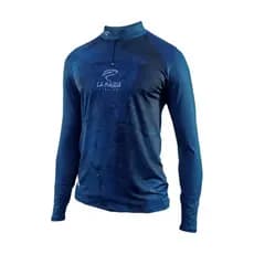 Camisa de Pesca Masculina UV50+ Manga Longa Royal Blue