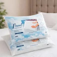 Kit 4 Travesseiro Antialérgico Confortável Aba Travisseiro Toque Macio 400 fios Micropercal