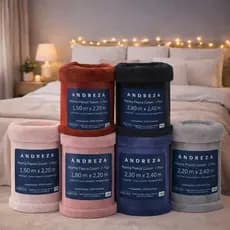 Kit 2 Manta Casal Microfibra Lisa Soft Fleece Solteiro Queen Textil Antialérgico Cobertor Macio
