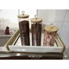 Bandeja Espelho Multiuso Organização Sala Bar Mesa Posta Cantinho Café Elegante Decorativa