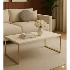 Mesa Centro Sala Aparador Canto Premium Elegante 72x35