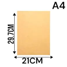 Placa Quadro Chapa Mdf Cru 3mm A4 21x29,7 Artesanato Dona Shô