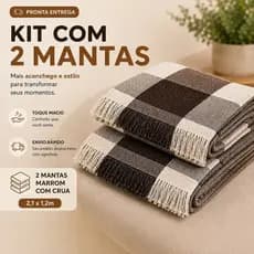 Kit COM 2 manta Para Sofá Cama Grande Decorativa Protetora 2.10x1.20 Luxo direto da fabrica