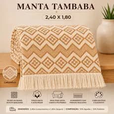 Manta Protetora Decorativa para Sofá 2,40x1,80m Gigante | Algodão Luxo | Capa | Direto da fabrica