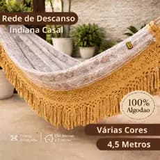 Rede de Dormir Casal Grandona Gigante 4,20x1,60 | Artesanal Reforçada | Suporta Até 300kg
