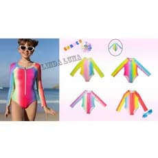 Biquini Infantil Proteção Solar UV Com zíper（F0076）