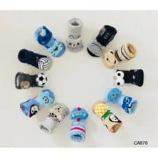 KT2PARES Meias Infantil Bebê Pantufa 3D Bichinho Recém Nascido/Menino/Menina/COM CAIXINHA