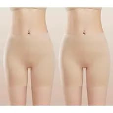 Shorts modeladores sem costura com forro de microfibra