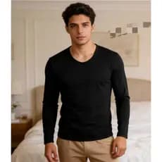 Camiseta Térmica Peluciada Masculina Blusa Segunda Pele Flanelada