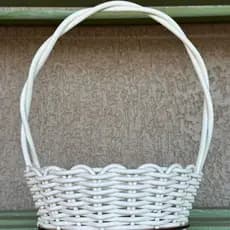 Kit 12 Cestas Fraldeiras Sintéticas 15 cm Para Aniversário/Casamento/Festa/Batizado -Cores variadas