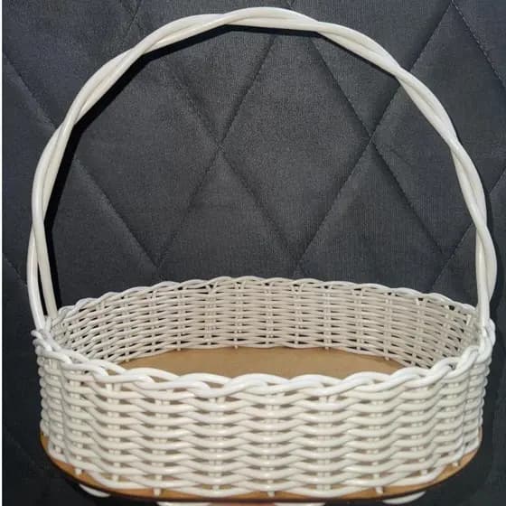 Kit 6 Cestas Oval 30 cm Para Presentes/Lembranças/Cosméticos/Dia das Mães- Cores Variadas