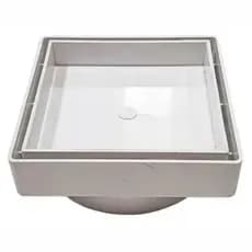 Ralo Invisível Tamanho 10x10 - Branco