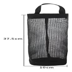Puxa Saco Organizador Porta Sacolas Plásticas De Cozinha Cor Preto