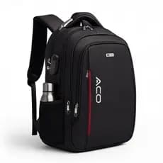 Mochila Notebook c/ Senha E Saida para USB/Fone de Ouvido Masculina Feminina Unissex Impermeável ACO