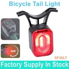 Luz Traseira De Bicicleta 600mAh IP66 Luzes Lâmpada XQOM
