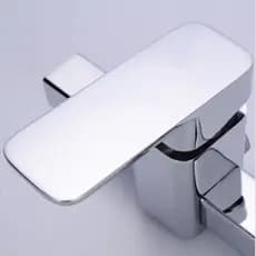 Chuveiro quadrado, válvula misturadora para banheiro, torneira para banheira, torneira simples para chuveiro de água que