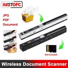 Leitor De Documentos Portátil A4 , Scanner 900DPI Para Livros De Contrato , Escritório , Negócios , Scanners Móveis Port