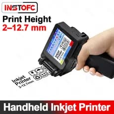 Mini Impressora Jato De Tinta 2-12.7mm Portátil De Secagem Rápida Número Do Lote Logotipo Data