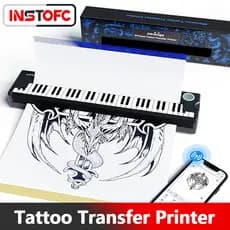 PeriPage P90 Impressora de Stencil para Tatuagem Sem Fio Bluetooth, Impressão Térmica Sem Tinta para Tatuagem