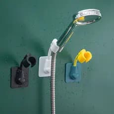 Suporte para chuveiro, sem necessidade de furação, sem deixar marcas, rotativo, base adesiva nano, fixador de chuveiro,