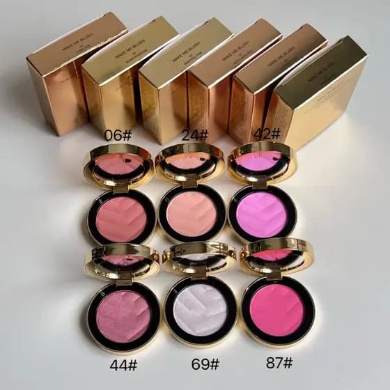 Nova versão maquiagem Shengmijia couro em relevo monocromático Blush paleta iniciante maquiagem contorno sombra 6g#20260