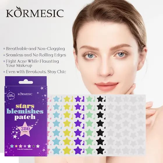Adesivo estrela Acne adesivo espinha cuidados faciais260712A