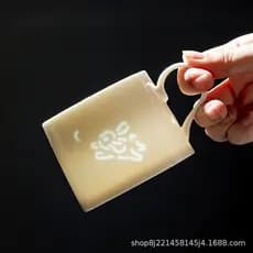 Jingdezhen caneca criativa requintada xícara de cerâmica simples escritório xícara de água xícara de chá presente xícara