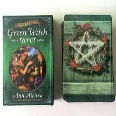 78 Cartas de Tarot da Bruxa Verde para Festa em Família/Jogo de Tabuleiro/Baralho de Cartas