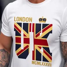 Camiseta Masculina Londres – Estampa Premium Envio Rapido