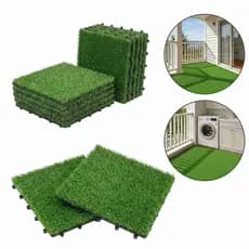 Deck Grama Sintética Fácil Montagem Para Varanda Jardim Banheiro E Sacada