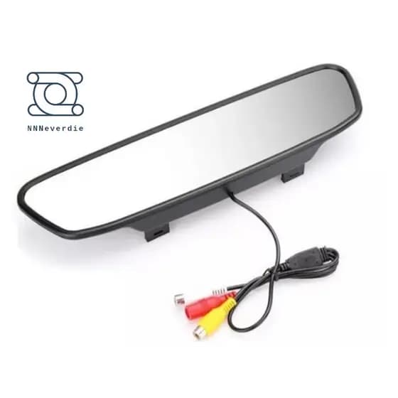 Espelho Retrovisor Tela Lcd Saída Camera Ré Tela Lcd 4,3 polegada
