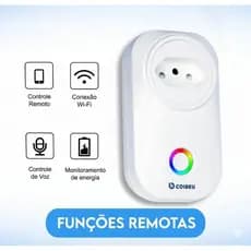 Tomada Inteligente Wifi Smart Home Coibeu Cor Branco
